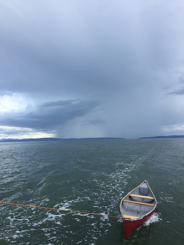 Paddle the Red Canoe away from 